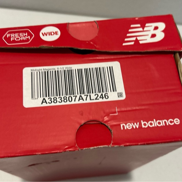 New Balance Maroon and Pink Athletic Shoes - Picture 6 of 6